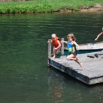 Play in lake at Conestee falls waters edge vacation rental